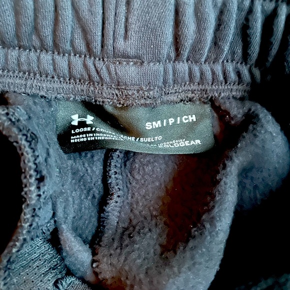 Under Armor Sweat Pants Joggers Black Small - Picture 4 of 6